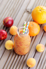 orange fruity smoothie