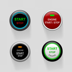 start stop engine buttons