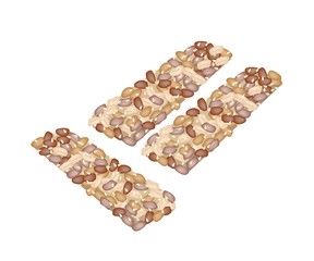 Delicious Thai Snack with Peanut and Sesame