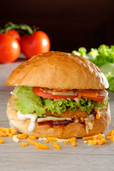 BIG crispy Chicken Burger