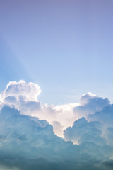 Beautiful rain cloud