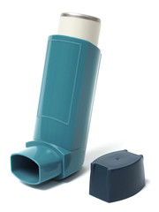 Asthma inhaler - obrazy, fototapety, plakaty