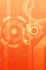 Obraz premium Abstract modern technical background