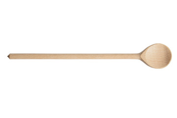 Wooden spoon with lonh handle