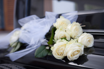 decoration flowers for wedding car