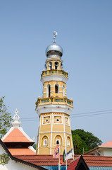 Minaret of Al-Abrar Mosque in Malacca