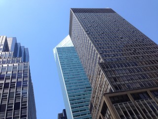 Fototapeta na wymiar skyscrapers Manhattan New York City