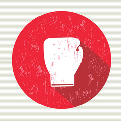 Boxing sign, vector