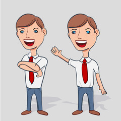 Businessman Cartoon Character