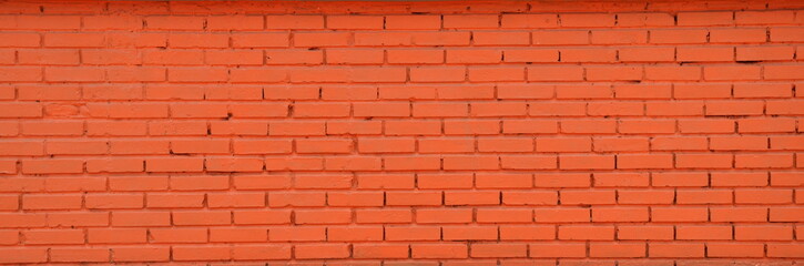 Orange block wall