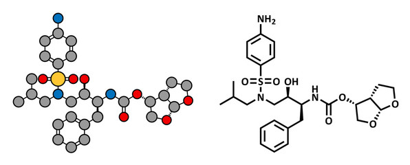 Darunavir HIV drug (protease inhibitor class)