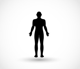 Human male body vector