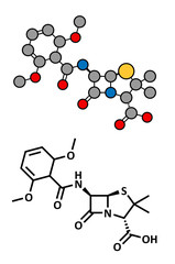 Meticillin antibiotic drug (beta-lactam class)
