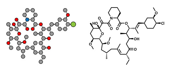 pimecrolimus eczema (atopic dermatitis) drug, chemical structure