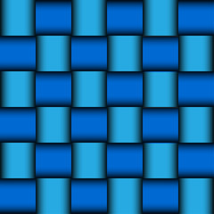 Glossy blue mosaic background, vector illustration