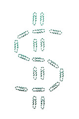 Paper clip dollar