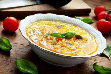 Sour cabbage soup
