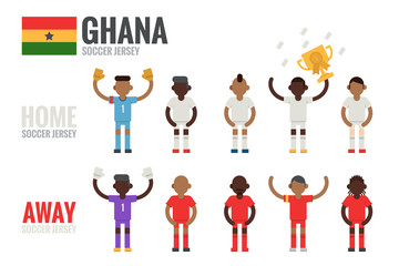 Ghana soccer team character