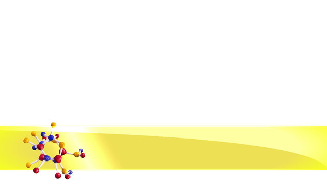 Clay molecule, Yellow Lower Third. Stop motion