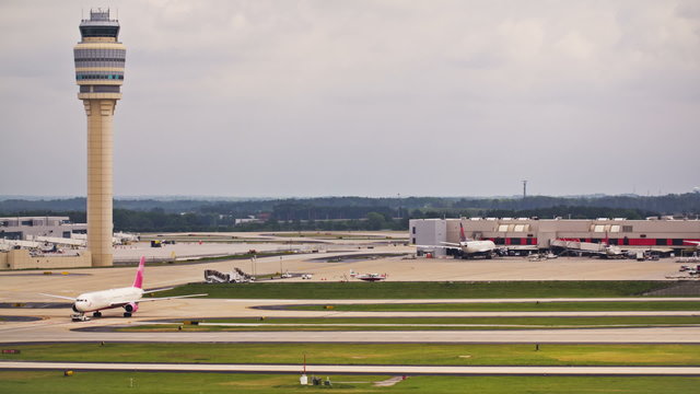 Airplane Time Lapse Airport