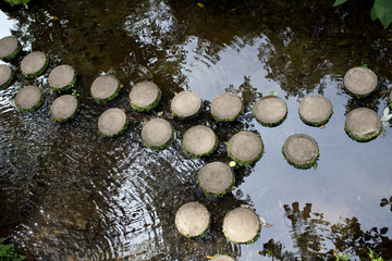 Steine im Wasser