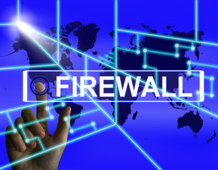 Firewall Screen Refers to Internet Safety Security and Protectio