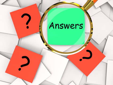 Questions Answers Post-It Papers Mean Inquiries And Solutions