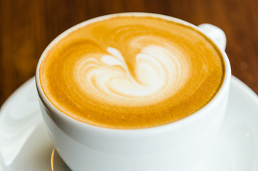 Latte coffee