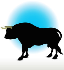 Bull Silhouette