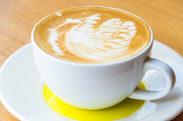 Latte coffee