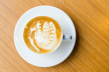 Latte coffee