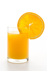 Orange juice glass