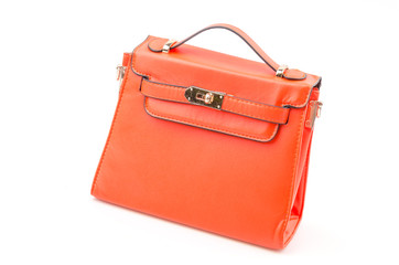 Handbag isolated white background