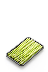 asparagus isolated on white