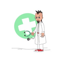 doctor cartoon character
