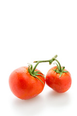 Tomato isolated on white
