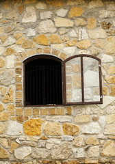 Fototapeta na wymiar Old retro wooden window