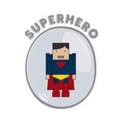 super cartoon hero character