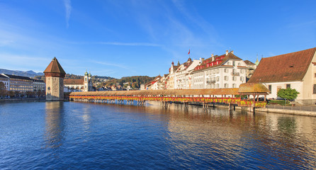 Lucerne, the Chapel Bridge