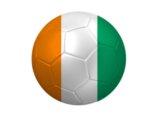 Ivory Coast Football Flag