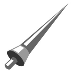 lance isolated illustration