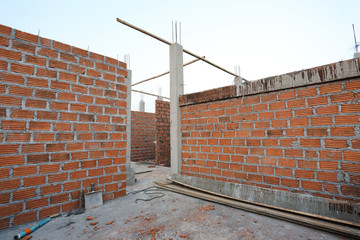 brick of building construction house
