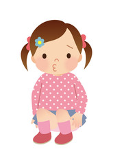 幼い子供　女の子