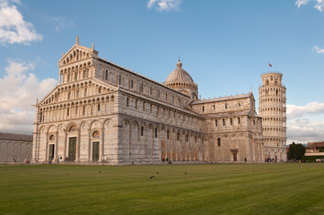 Fototapeta na wymiar Details of Piazza Miracoli Pisa in Italy