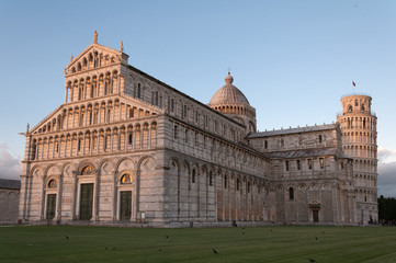 Details of Piazza Miracoli Pisa in Italy