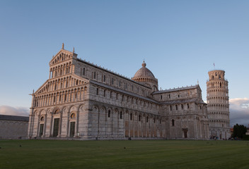 Details of Piazza Miracoli Pisa in Italy