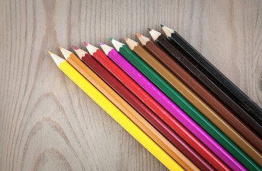 Crayons colors