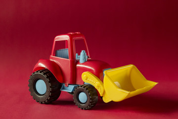 Obraz na płótnie Canvas Toy tractor