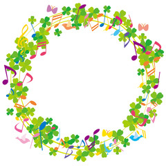 音符_丸_クローバー_カラー