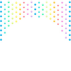 虹色の雨　梅雨